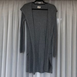 PacSun hooded cardigan (with pockets!)